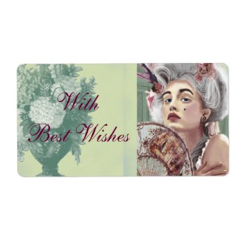 Je Ne Regrette Rien Best Wishes Gift Labels by WickedlyLovely at Zazzle