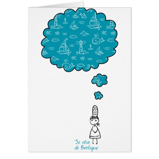 Je reve de Bretagne Cards (Front)