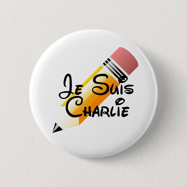 Je Suis Charlie Button (Front)
