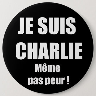 je suis charlie pinback button