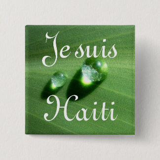 Je suis, Haiti Pinback Button