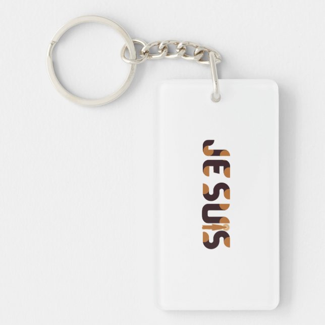 Je Suis - Jesus I am concept Keychain (Front)