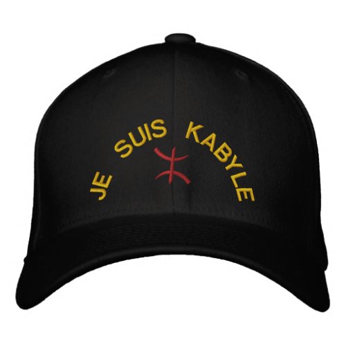 Je Suis Kabyle Embroidered Baseball Cap