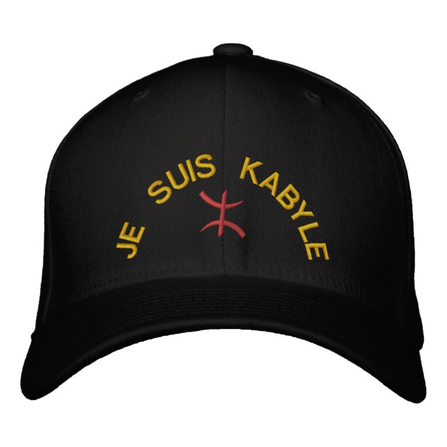 Je Suis Kabyle Embroidered Baseball Cap (Front)