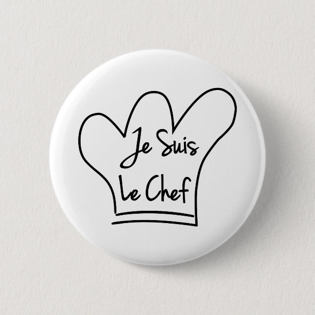 Je Suis Le Chef Button (Front)