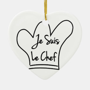 Je Suis Le Chef Ceramic Ornament
