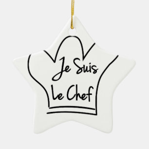 Je Suis Le Chef Ceramic Ornament
