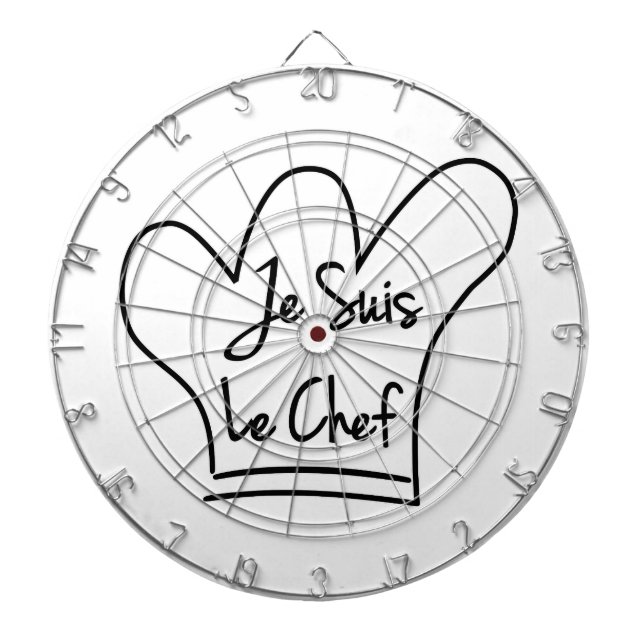 Je Suis Le Chef Dartboard (Front)