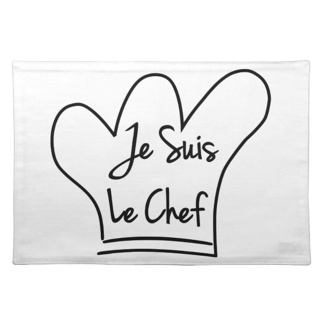 Je Suis Le Chef Placemat (Front)