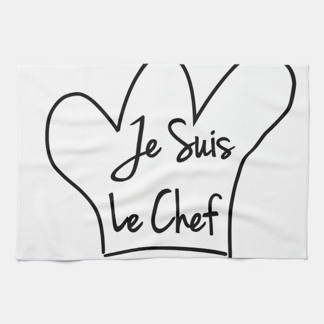 Je Suis Le Chef Towel (Horizontal)