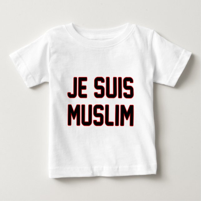 Je Suis Muslim Baby T-Shirt (Front)