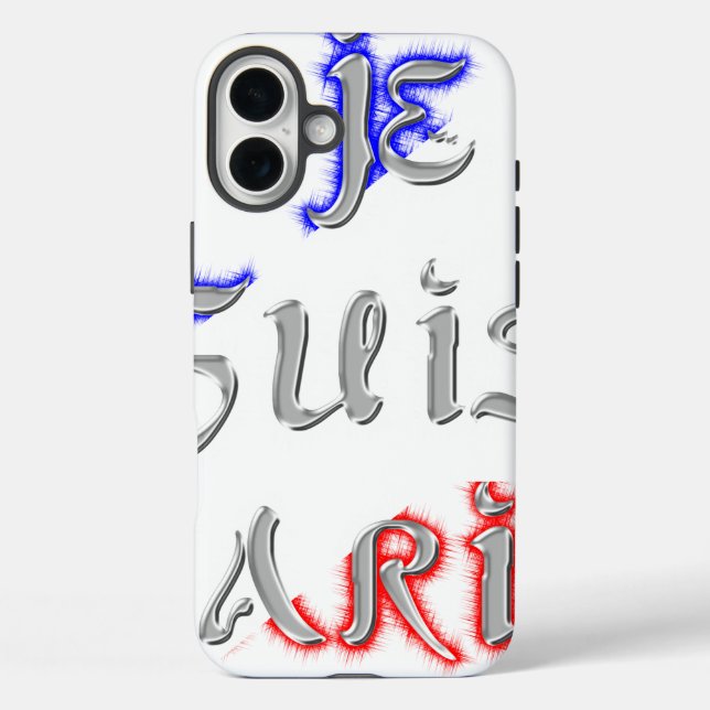 Je Suis Paris I love Paris Case-Mate iPhone Case (Back)