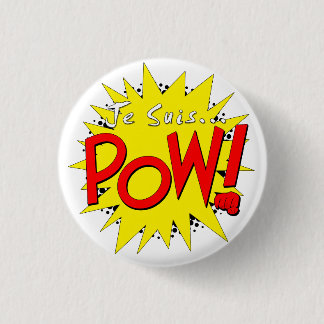 Je suis POW Badge Pinback Button