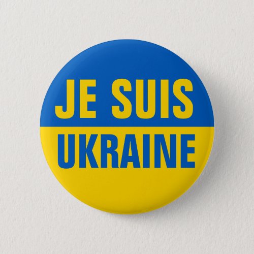 Je suis Ukraine flag button