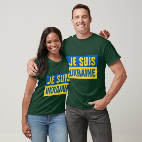 Je Suis Ukraine flag T_Shirt