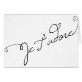 Je T adore (Front Horizontal)
