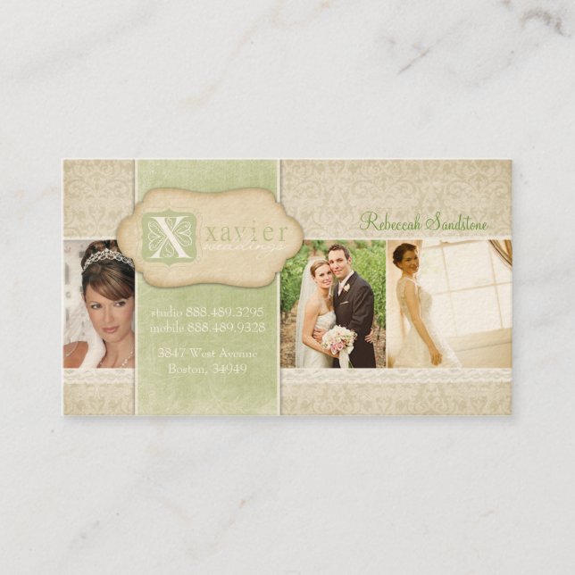 Je t'aime Business Cards (Front)