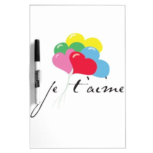 Je taime I love you Dry_Erase Board