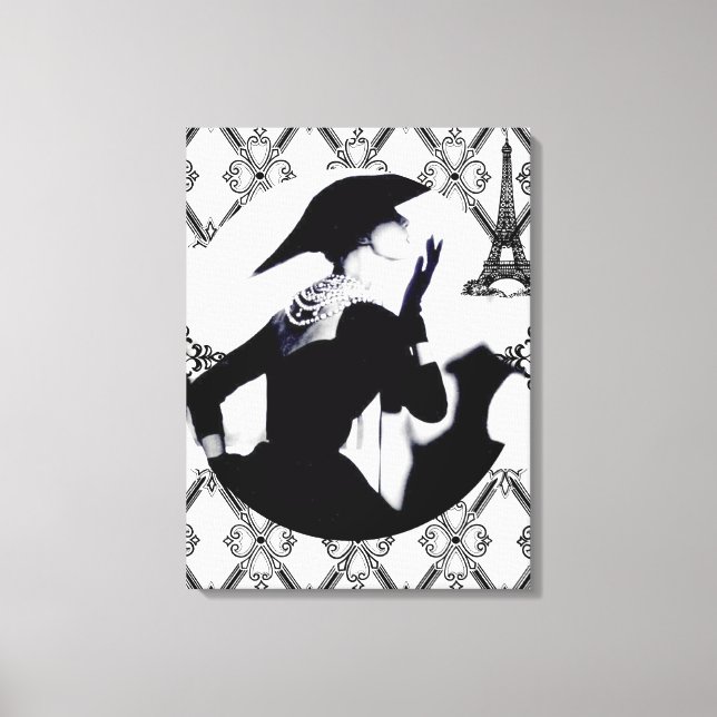 Je T'aime Paris (I Love Paris) Canvas Print (Front)