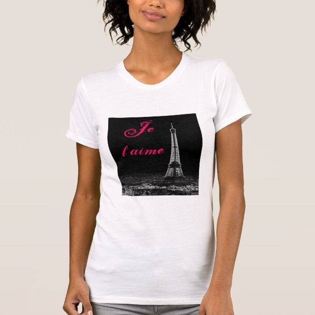 Je t'aime Paris T-Shirt (Front)