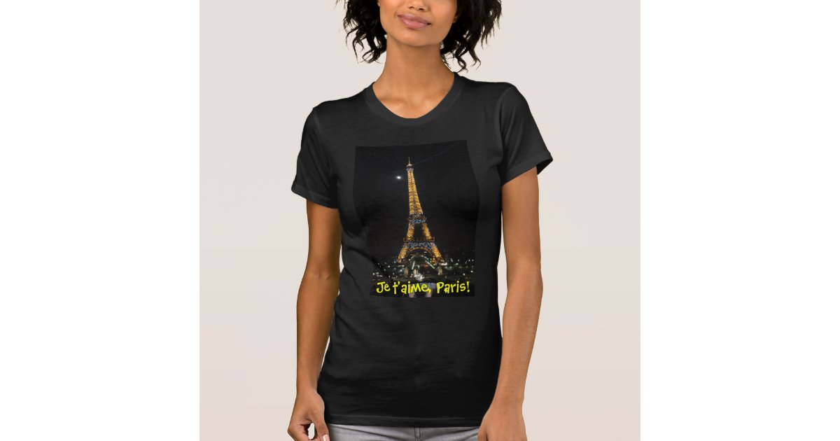 Paris Je T'aime Souvenir France Watercolor Art' Women's T-Shirt