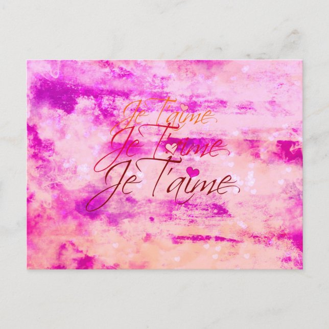 Je T'aime, Revisited Postcard (Front)