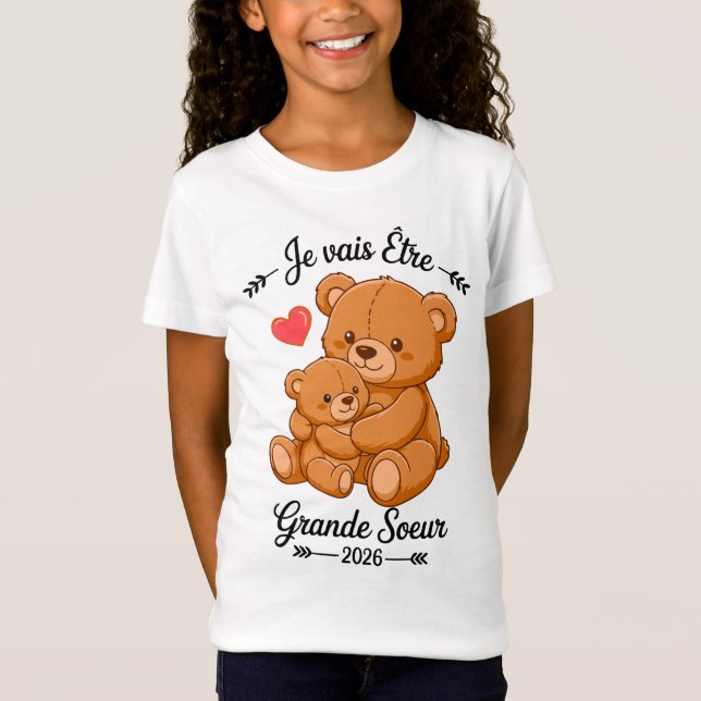 Je Vais être Grande Soeur  T-Shirt (Front)