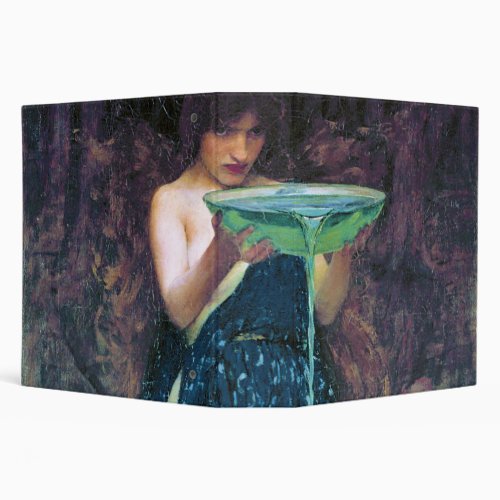 Jealous Circe John William Waterhouse 3 Ring Binder