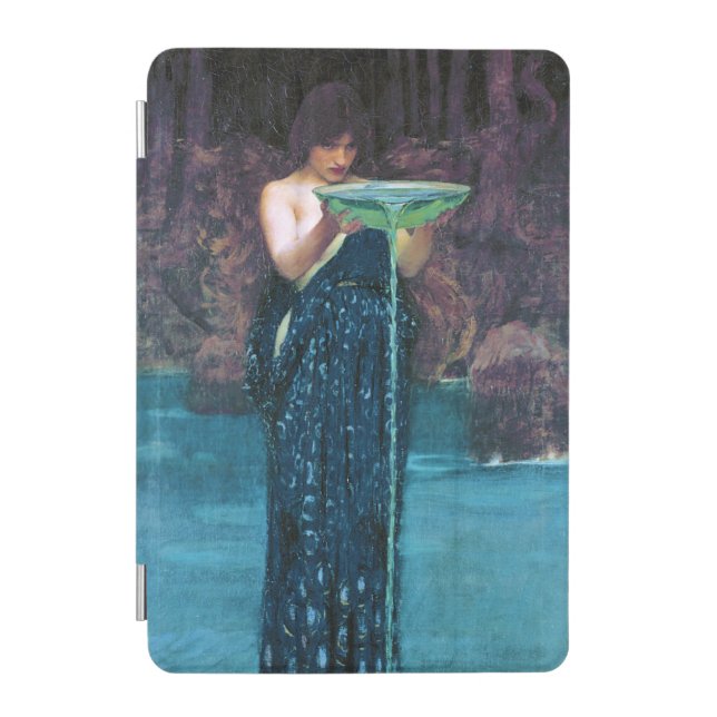 Jealous Circe, John William Waterhouse iPad Mini Cover (Front)
