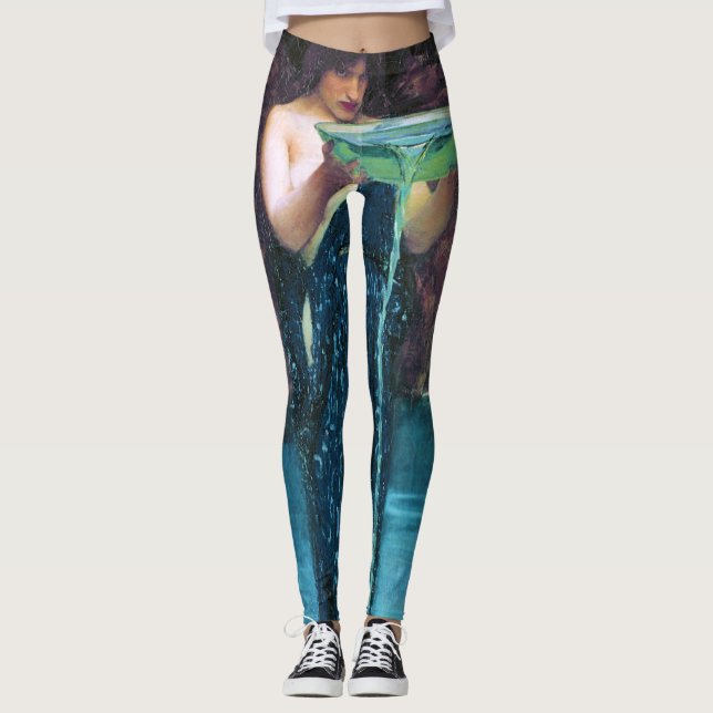 Jealous Circe, John William Waterhouse Leggings (Front)