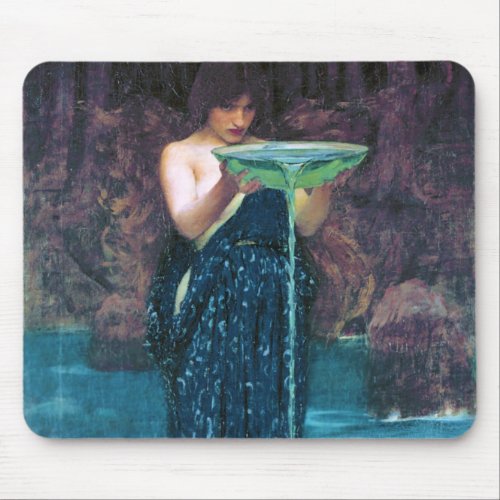 Jealous Circe John William Waterhouse Mouse Pad