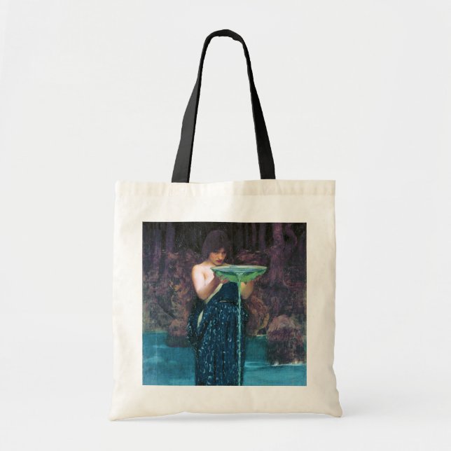 Jealous Circe, John William Waterhouse Tote Bag (Front)