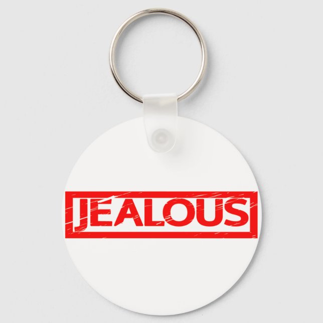 Jealous Stamp Keychain (Front)