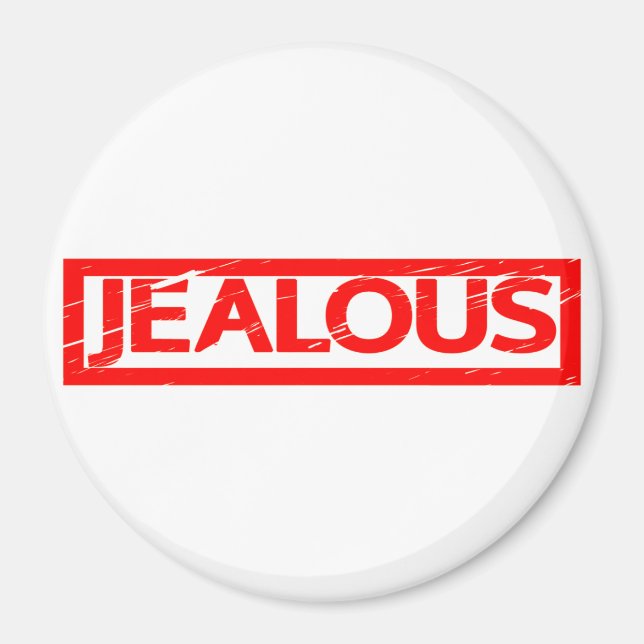 Jealous Stamp Magnet (Front)