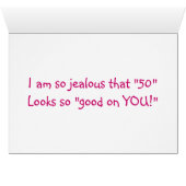 JEALOUS THAT YOU HAVE WISDOM HIGHLIGHTS AT "50" CARDS (Inside Horizontal (Bottom))