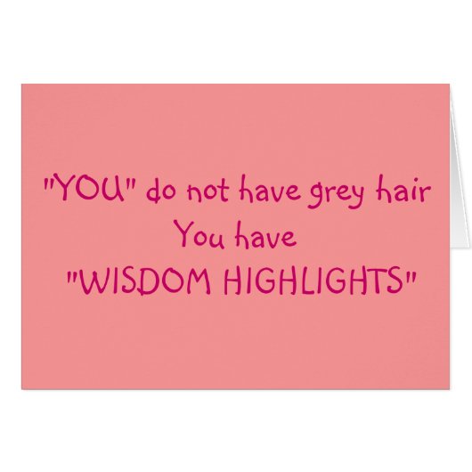 JEALOUS THAT YOU HAVE WISDOM HIGHLIGHTS AT "50" CARDS (Front Horizontal)