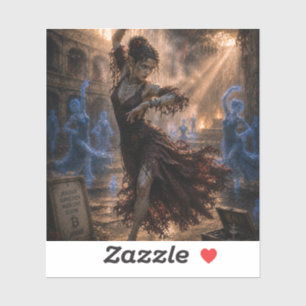 Jealousy / Flamenco Dancer / Old Theater Sticker