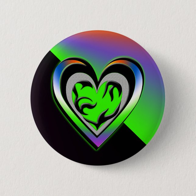 Jealousy Pinback Button (Front)