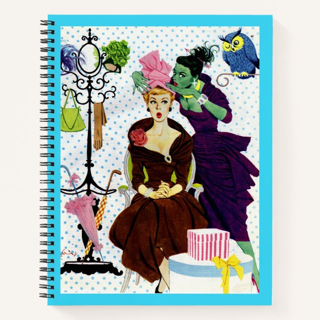 Jealousy whispers into Gloria's ear Notebook (Front)