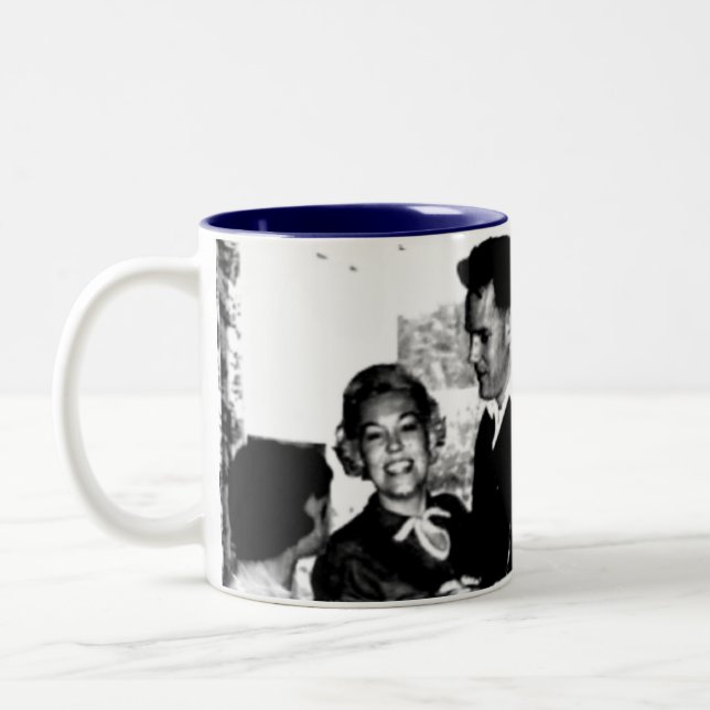 Jean and Charles Two-Tone Coffee Mug (Left)