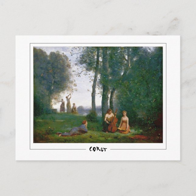 Jean-Baptiste-Camille Corot #18 - Fine Art Post… Postcard (Front)
