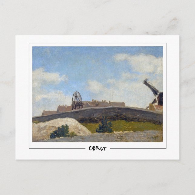 Jean-Baptiste-Camille Corot #196 - Fine Art Pos… Postcard (Front)