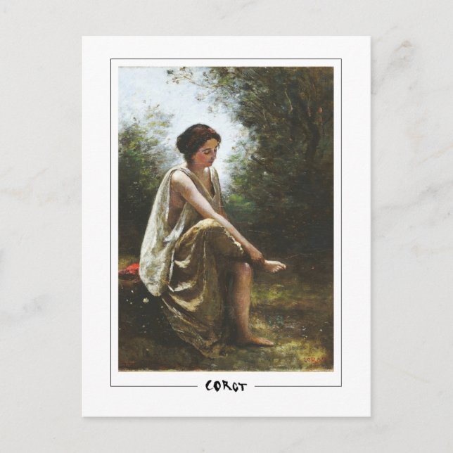 Jean-Baptiste-Camille Corot #314-2 - Fine Art P… Postcard (Front)