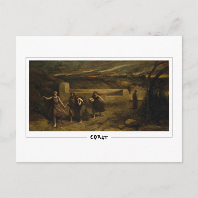 Jean-Baptiste-Camille Corot #43 - Fine Art Postcard (Front)