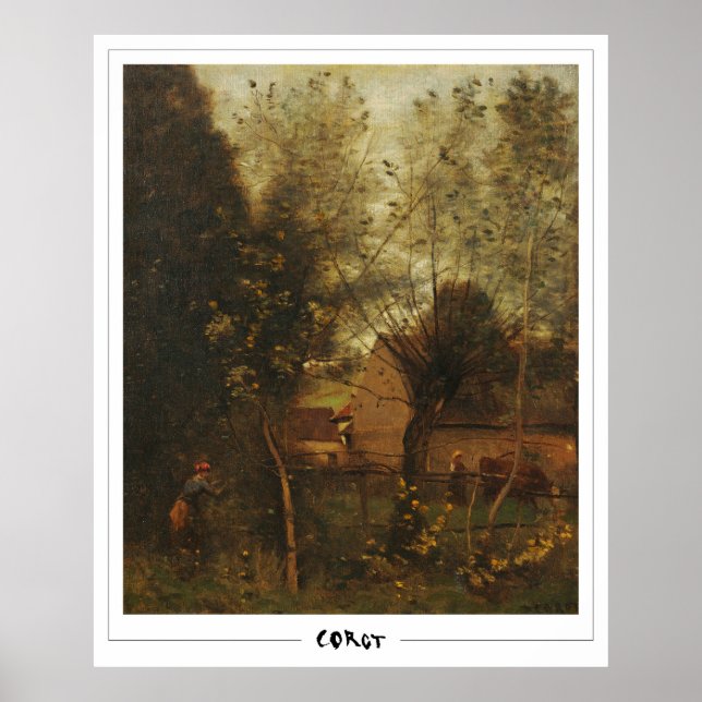 Jean-Baptiste-Camille Corot Art Poster #143-2 (Front)