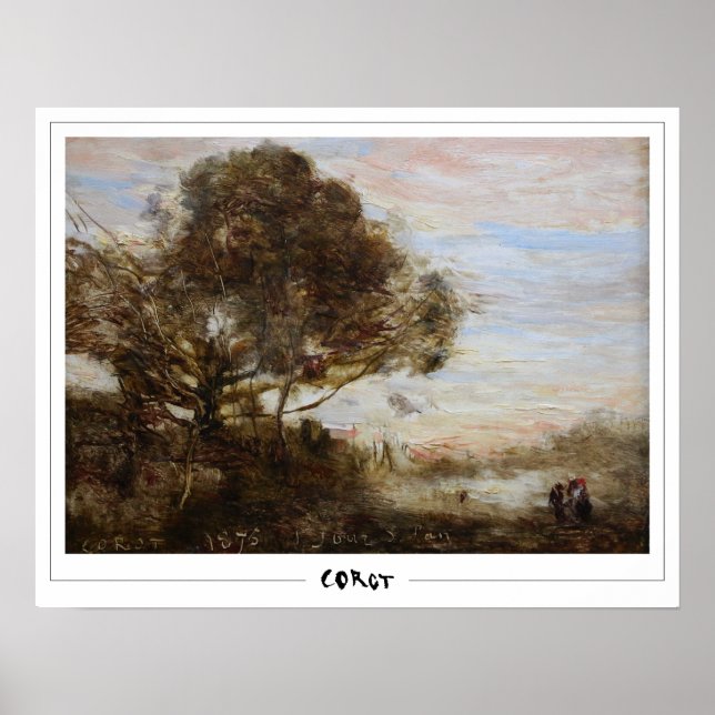Jean-Baptiste-Camille Corot Art Poster #170 (Front)