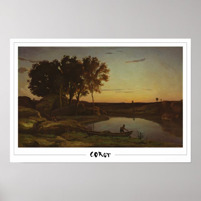 Jean-Baptiste-Camille Corot Art Poster #35-2 (Front)