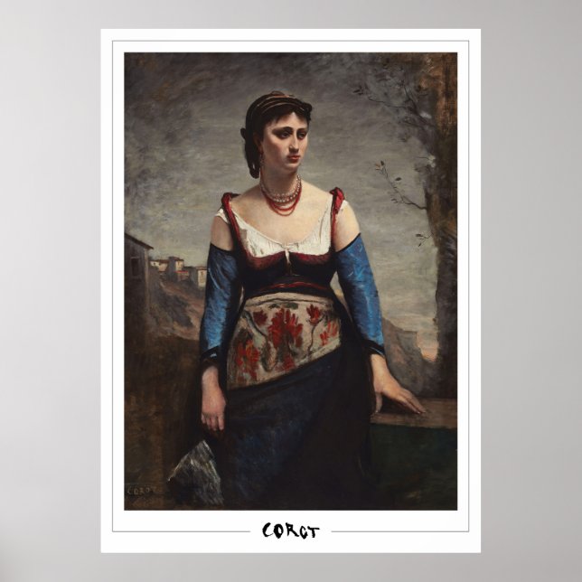 Jean-Baptiste-Camille Corot Art Poster #406 (Front)