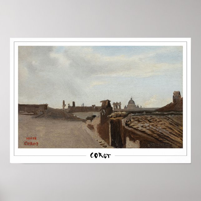 Jean-Baptiste-Camille Corot Art Poster #696-2 (Front)