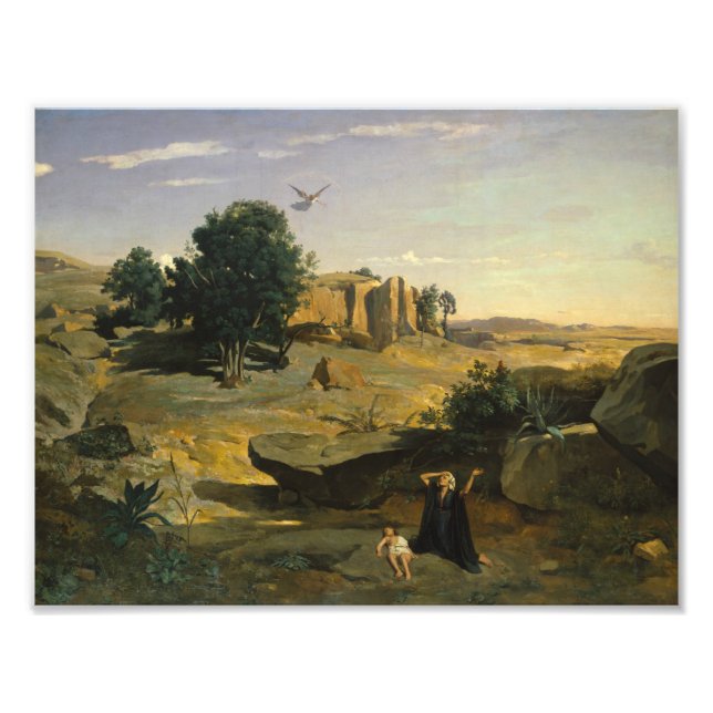 Jean-Baptiste-Camille Corot - Hagar Photo Print (Front)